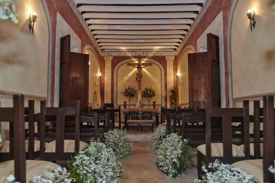 Hacienda Santa Cruz Merida Bagian luar foto