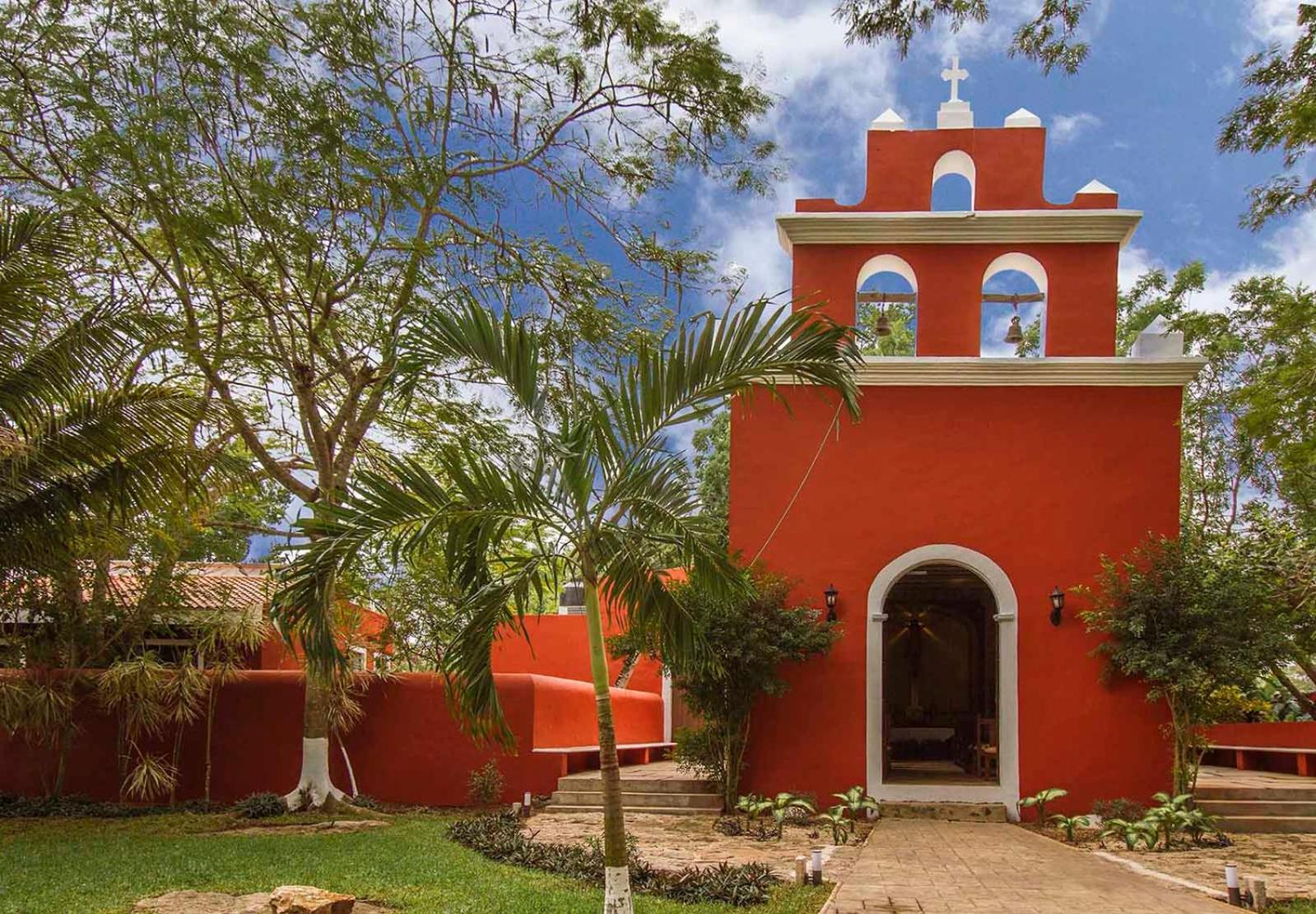 Hacienda Santa Cruz Merida Bagian luar foto