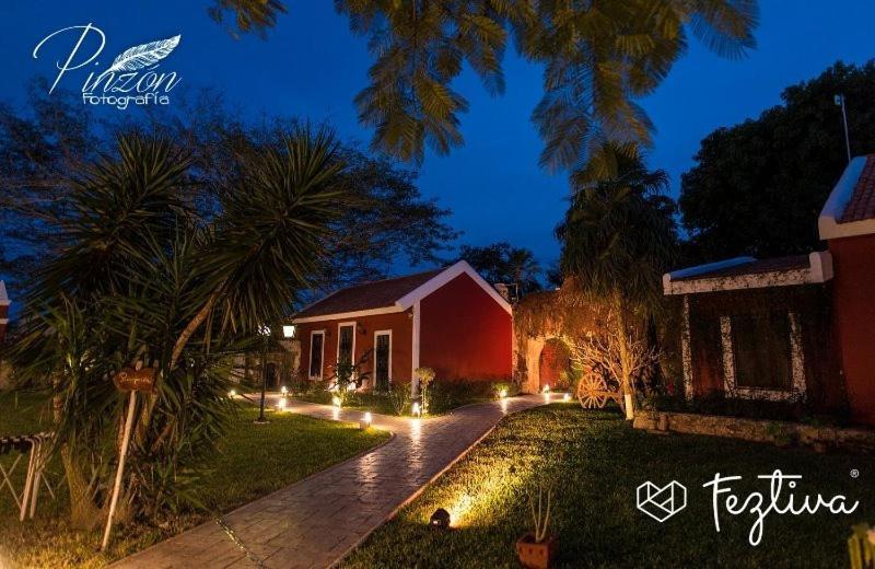 Hacienda Santa Cruz Merida Bagian luar foto